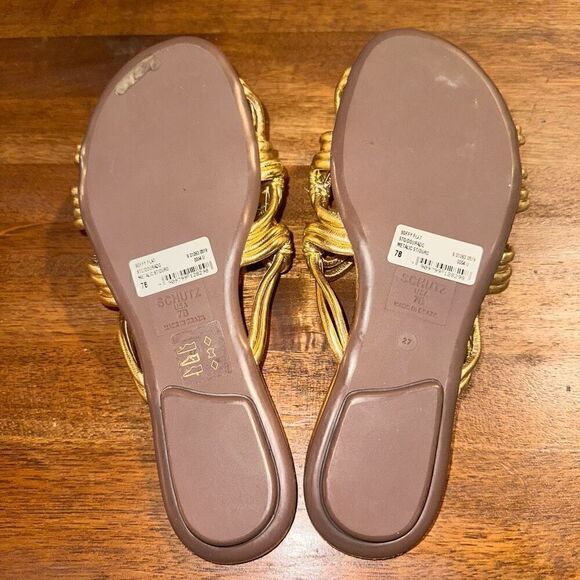 NWOB Schutz Soffy Flat Sandal - Picture 8 of 10